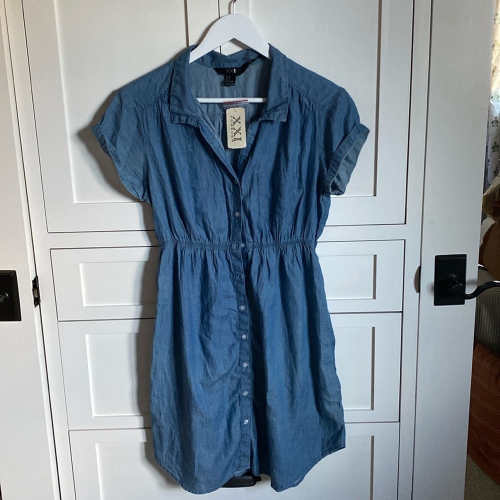 Forever 21 Shirt Length Dress Sz 10